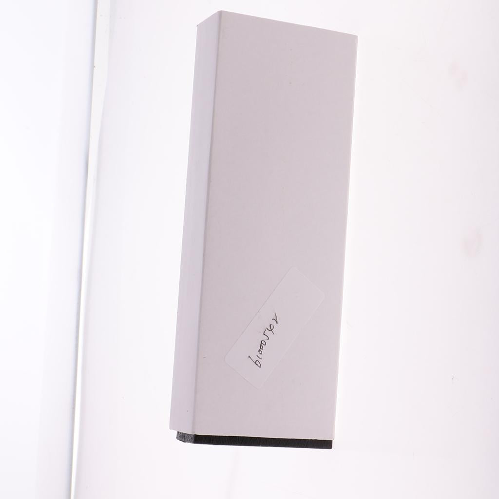 4xHandmade Wooden Hollow Pencil Pen Case Storage Box Organizer Base Gift Black