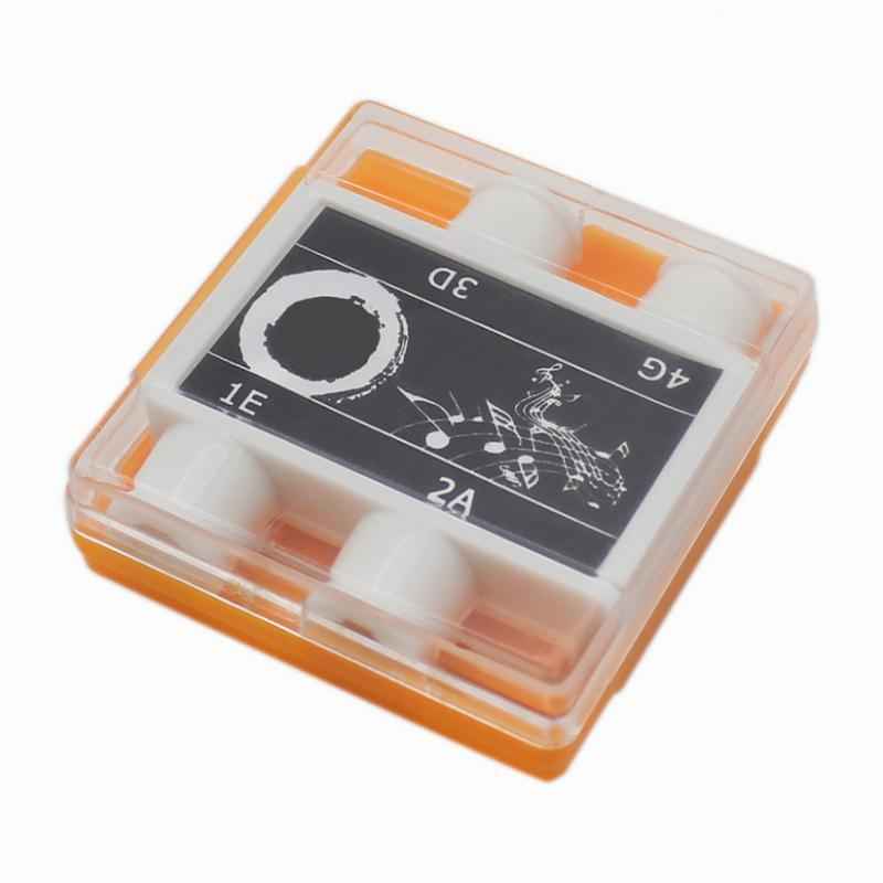 Portable 4 Tones Violin Standard Timbre Pitch Pipe Tuner Musical Instrument Parts Accessory