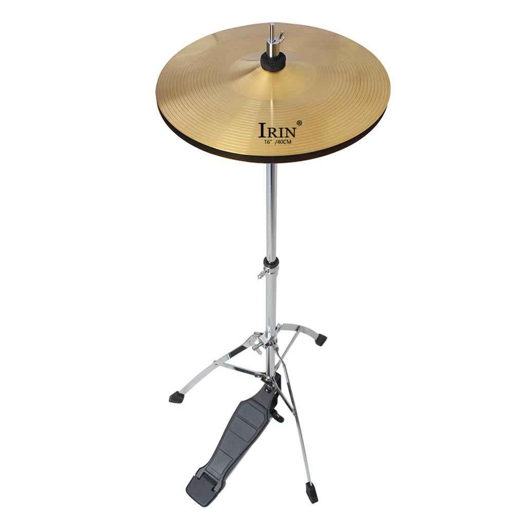 16 Inch Brass Crash Ride Cymbal Hi Hat Cymbals for Drum Percussion Musical Instrument Set