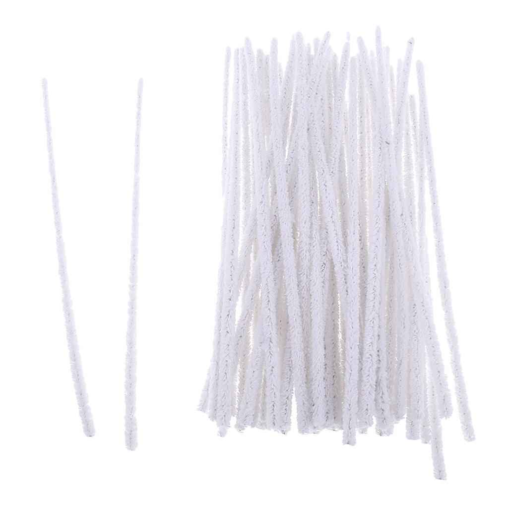 50 Pieces Cotton Smoking Pipe Cleaner Tool Tobacco Pipe Cigarette Cleaning