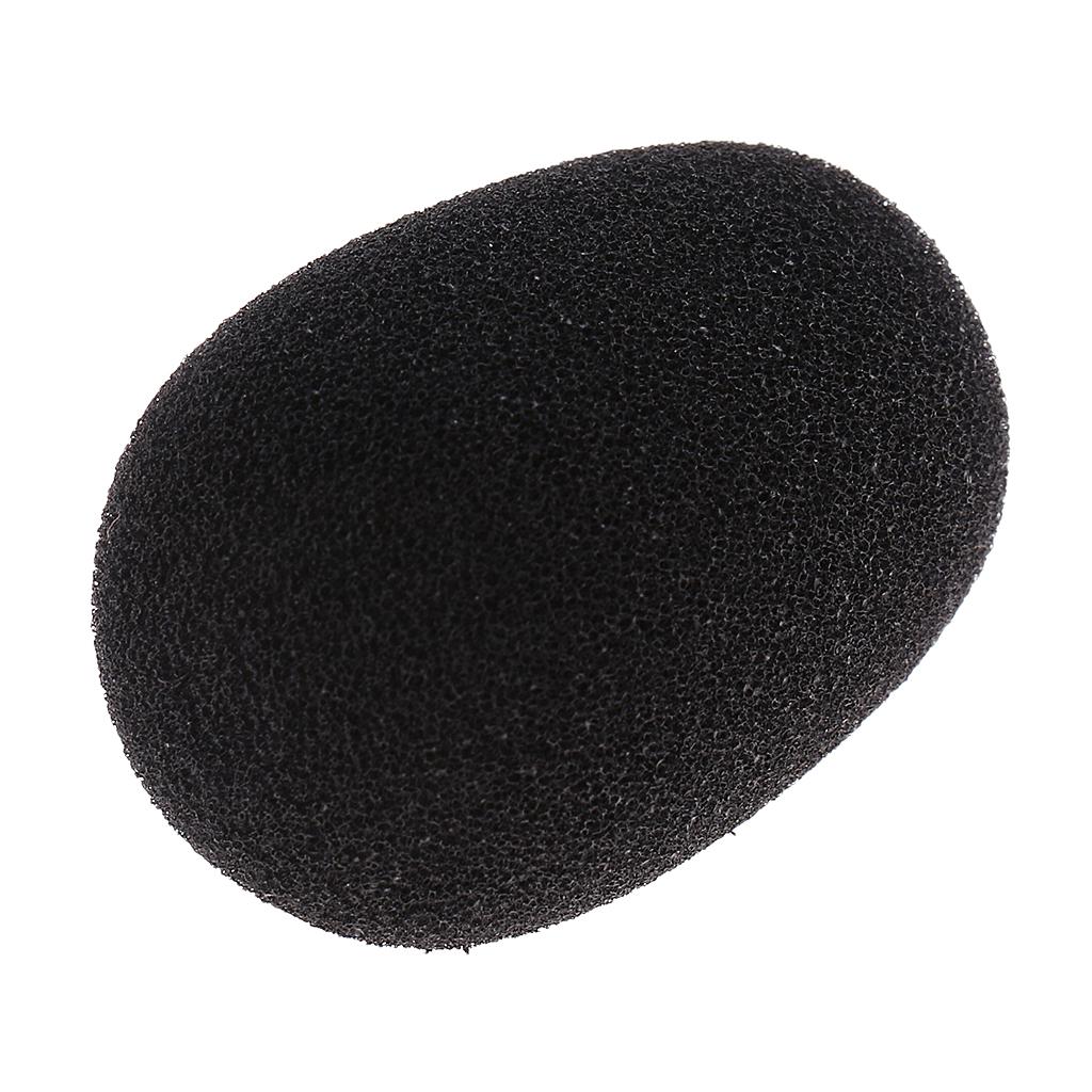 5 Pack Microphone Foam Windshield Sponge+5 Pack Microphone Lapel Tie Clip