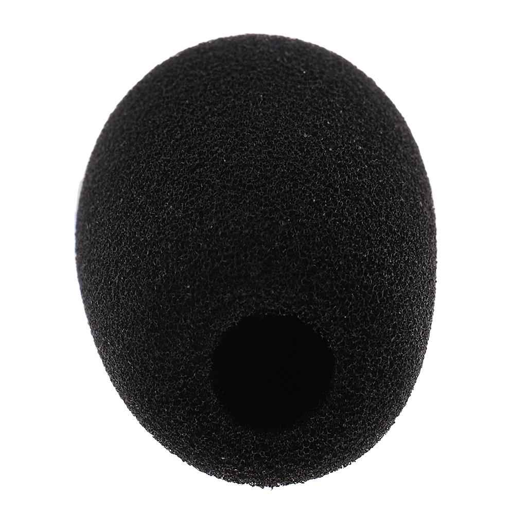 Mini Condenser Microphone Sponge Windshiled Windscreen Mic Cover - Black