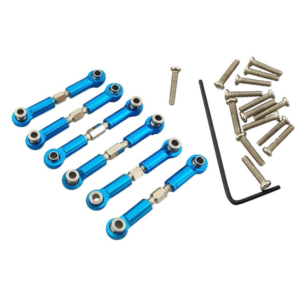 12pcs WLtoys Steering Linkages Front/Rear Pull Rods for A949 A959 A969 A979