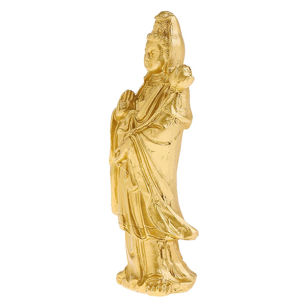 2xAvalokiteshvara Buddha Statue Tibetan Crafts Home Decor Buddhist Supplies
