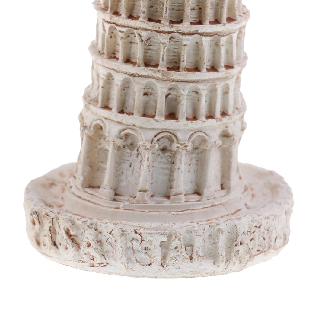 4xDIY Kit Resin Tower of Pisa Italy Building Model Scene for Diorama Landscape