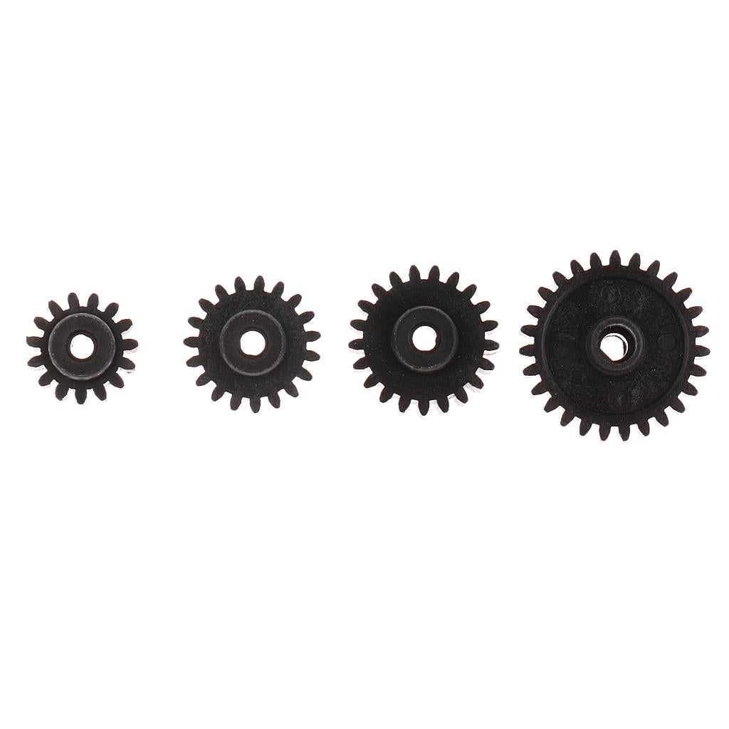 4x4pcs Motor Gears 15T 19T 21T 27T Pinion for 1/28 WLtoys RC Crawler Car Parts