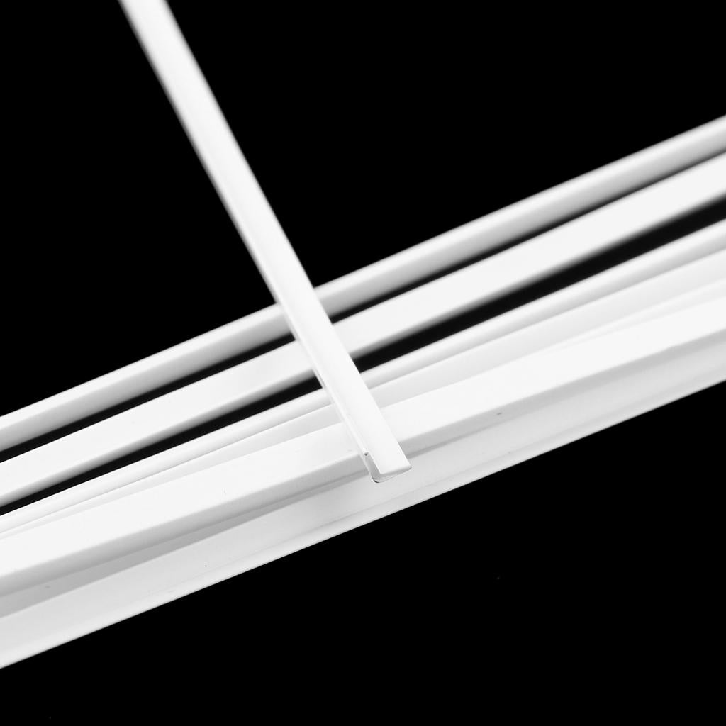 3x10 Pieces ABS L-shaped Bar Rod DIY Architectural Model Building Materials