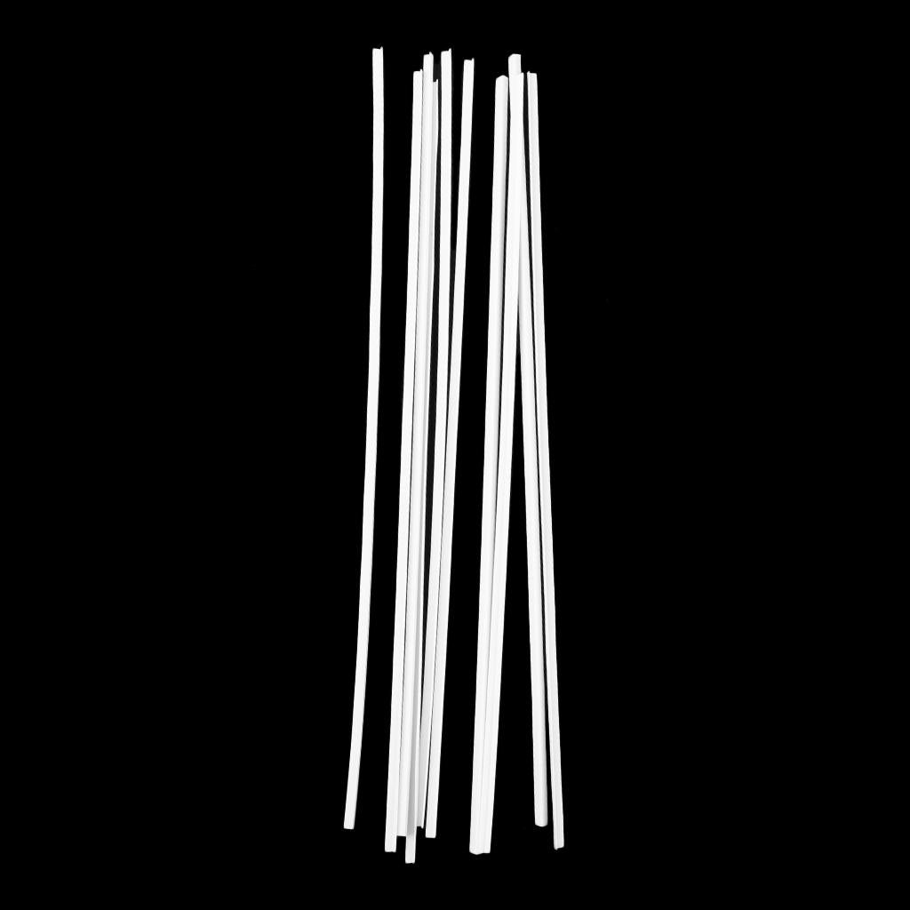 4x10 Pieces ABS L-shaped Bar Rod DIY Architectural Model Building Materials