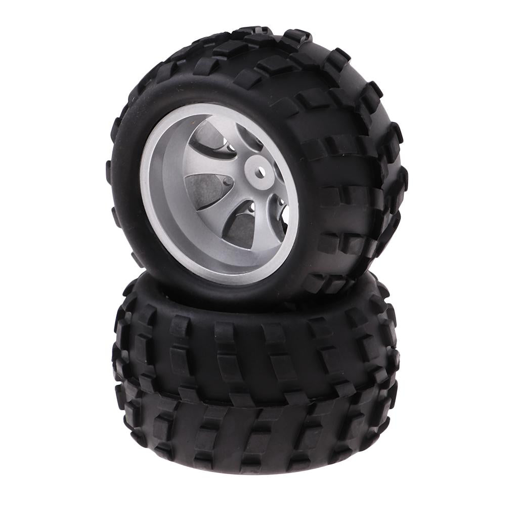 4Pcs Wheel Rim Tire Tyres for WLtoys A979 A979-B A979-A A979-01 RC Truck Car