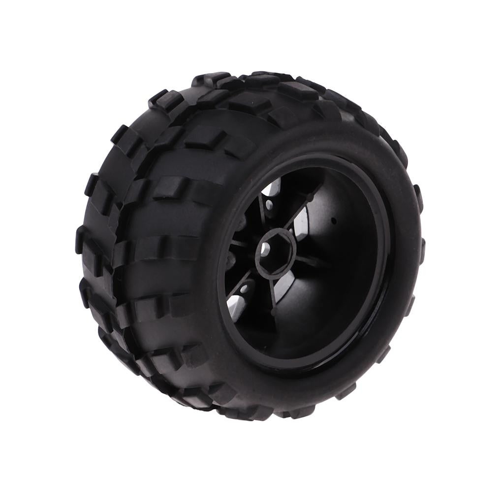 4Pcs Wheel Rim Tire Tyres for WLtoys A979 A979-B A979-A A979-01 RC Truck Car