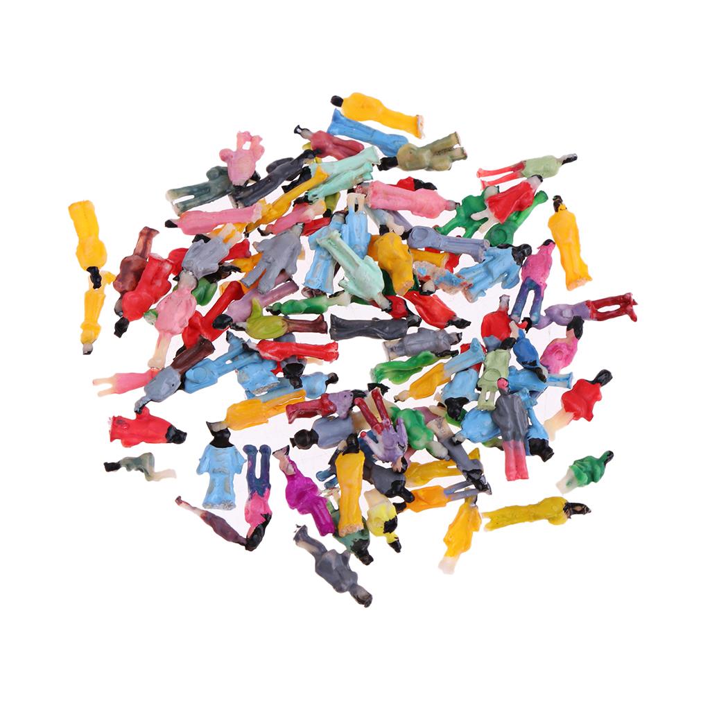 3x1/200 Z Layout Model Train People Pasenger Action Figure Painted Street Toys