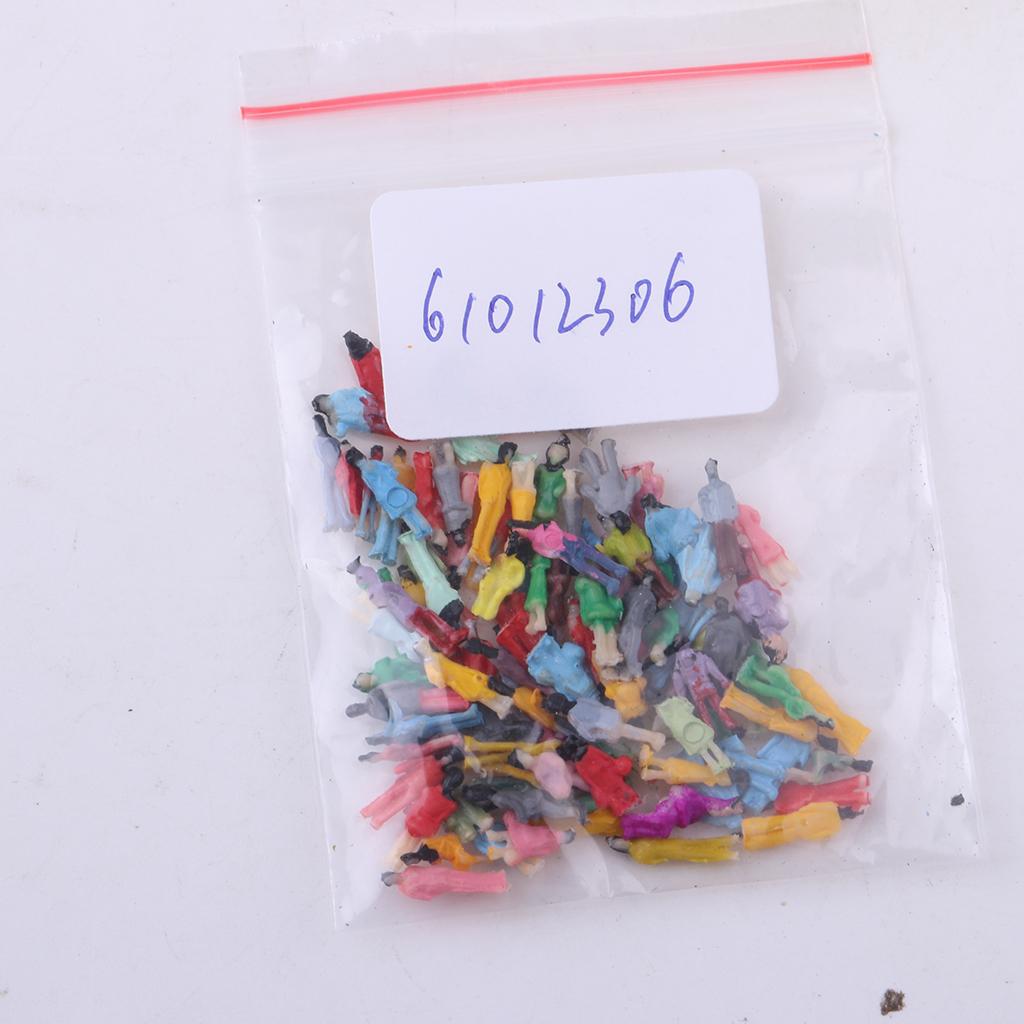 4x1/200 Z Layout Model Train People Pasenger Action Figure Painted Street Toys