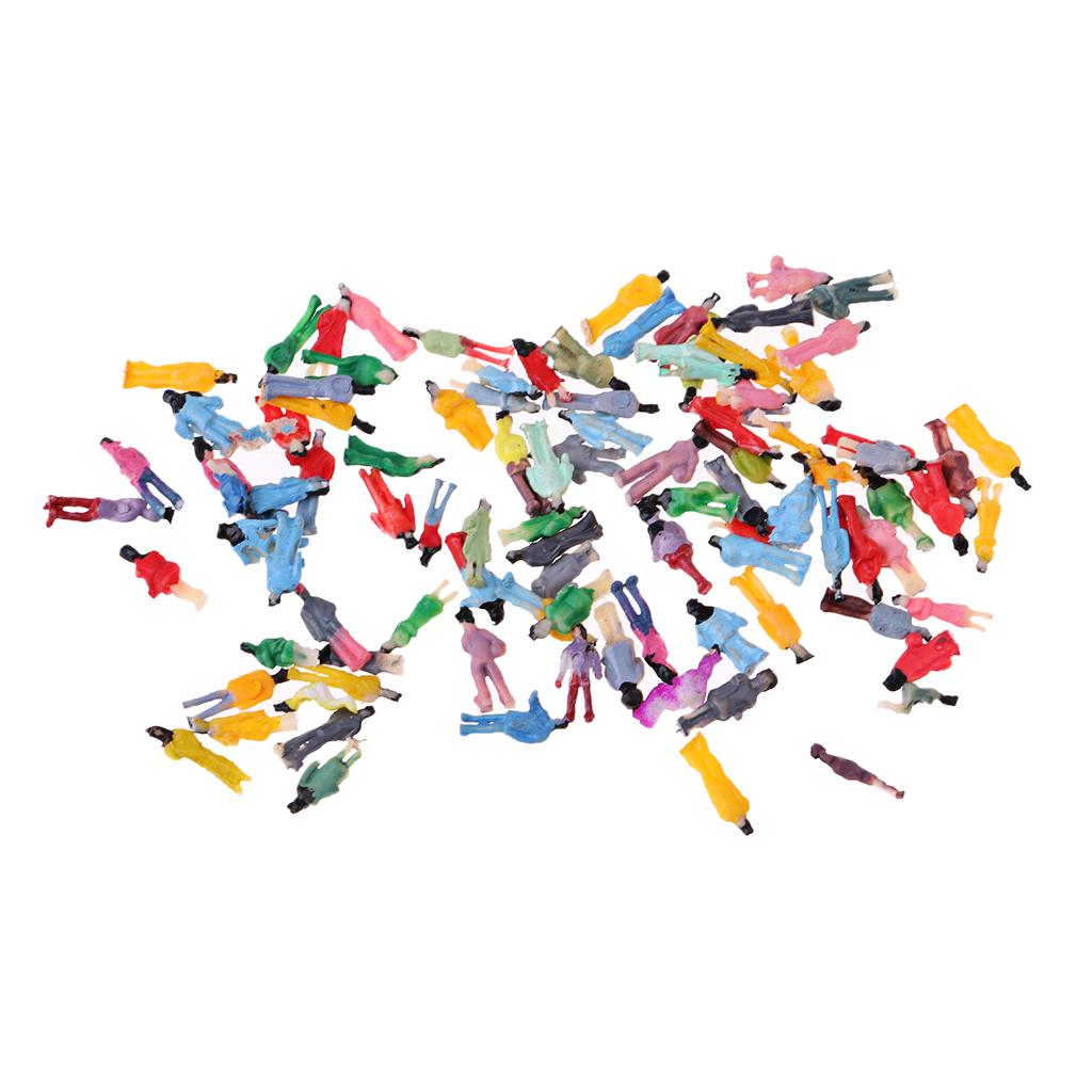 3x1/200 Z Layout Model Train People Pasenger Action Figure Painted Street Toys