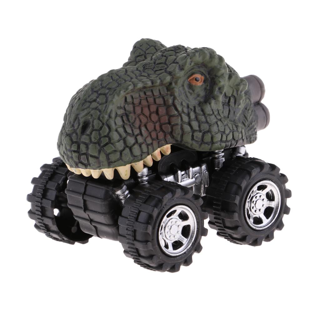 2xSimulation Mini Dinosaur Car Models Pull Back Car Toys Gift for Kids Toy B