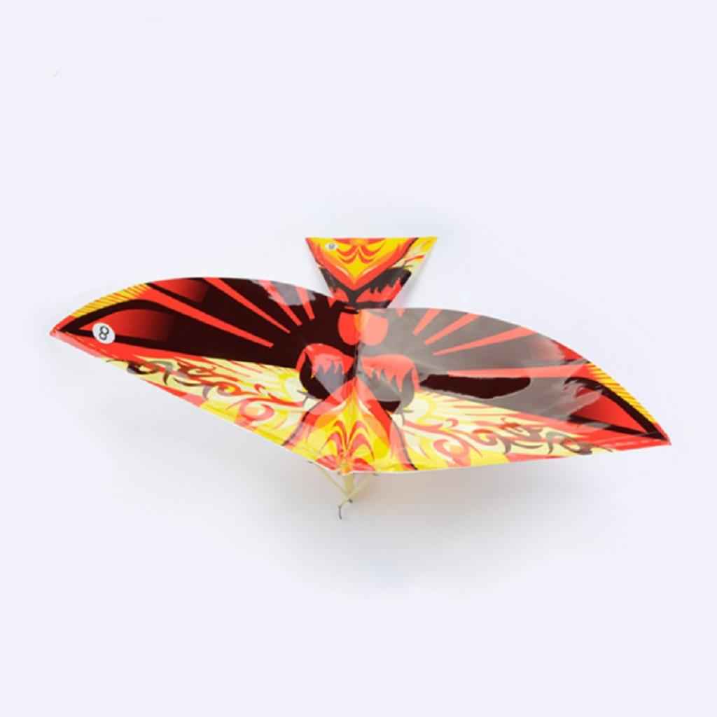 1 Set Rubber Band Power DIY Air Plane Ornithopter Bird Model Kite Kids Toy