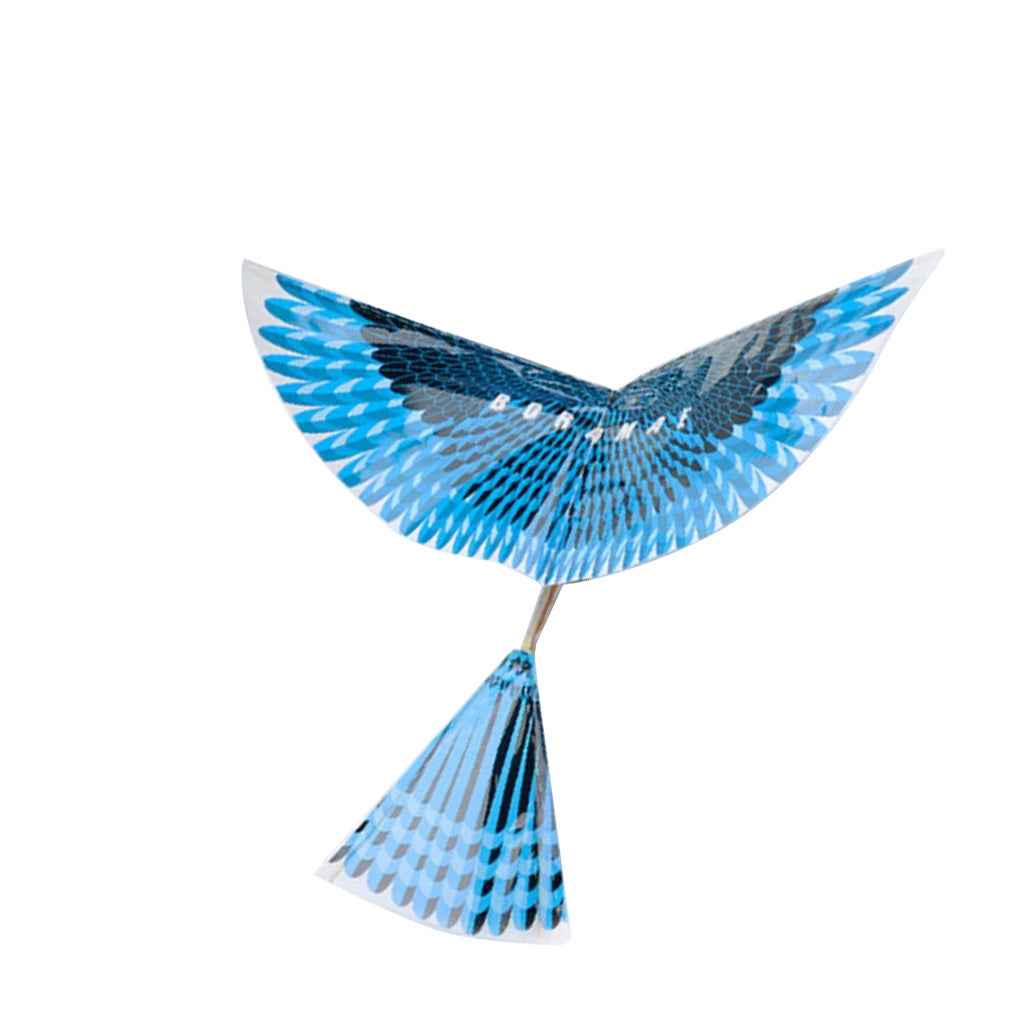 1 Set Rubber Band Power DIY Air Plane Ornithopter Bird Model Kite Kids Toy