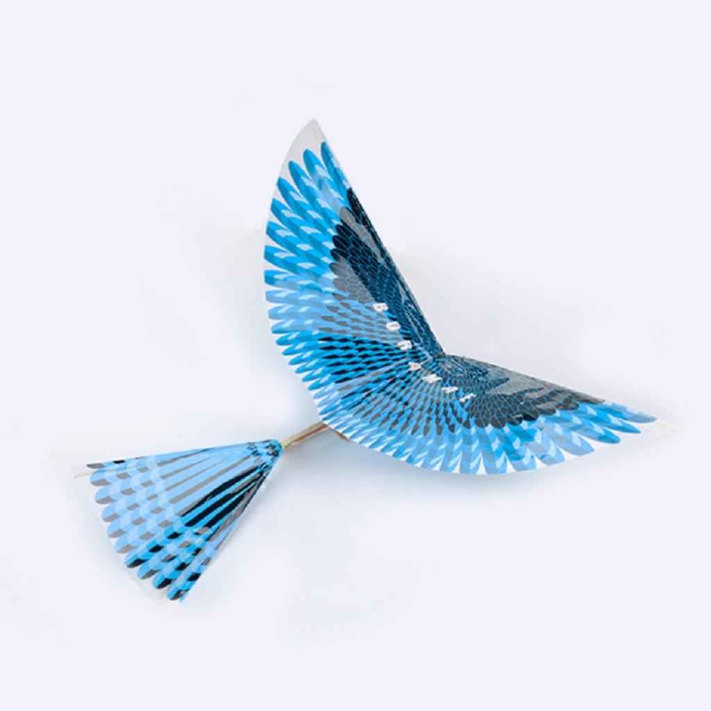1 Set Rubber Band Power DIY Air Plane Ornithopter Bird Model Kite Kids Toy