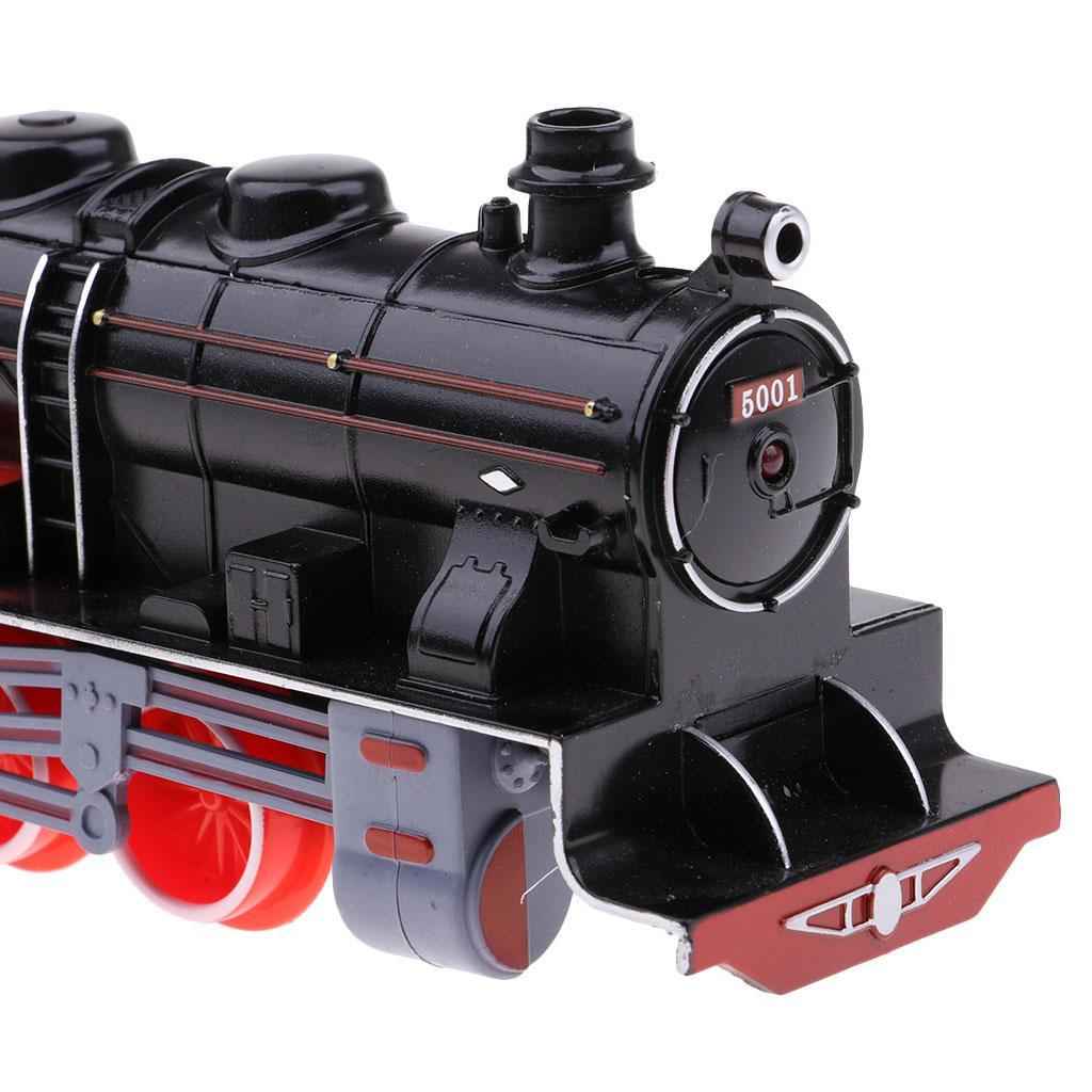 Kid Vehicle Toy Steam Locomotive Train Model Retro Coal Carriage Train Model