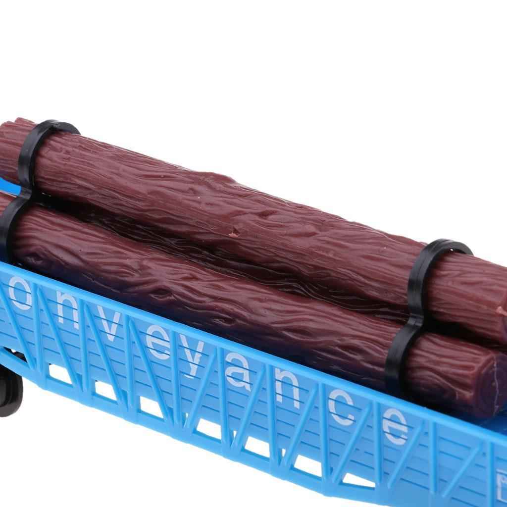 1:87 Simulation Train Model Electric Track Freight Car Train Carriage Toy E