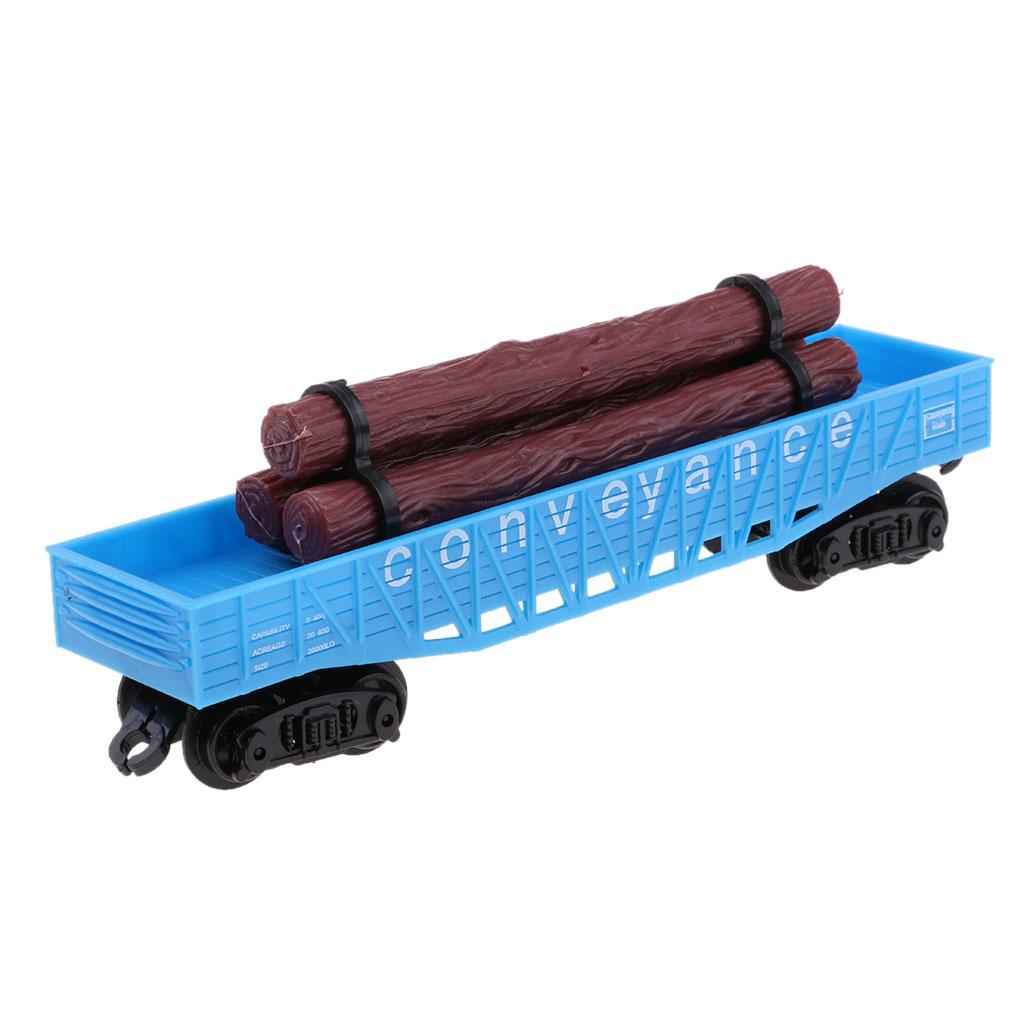 1:87 Simulation Train Model Electric Track Freight Car Train Carriage Toy E