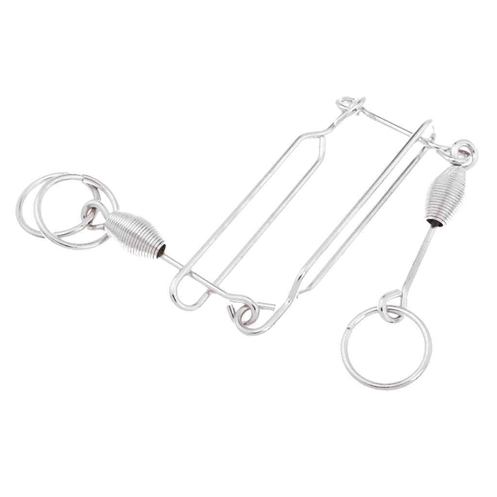 Metal Chinese Rings Unlock Puzzle Brain Teaser Child Adult Educational Toy