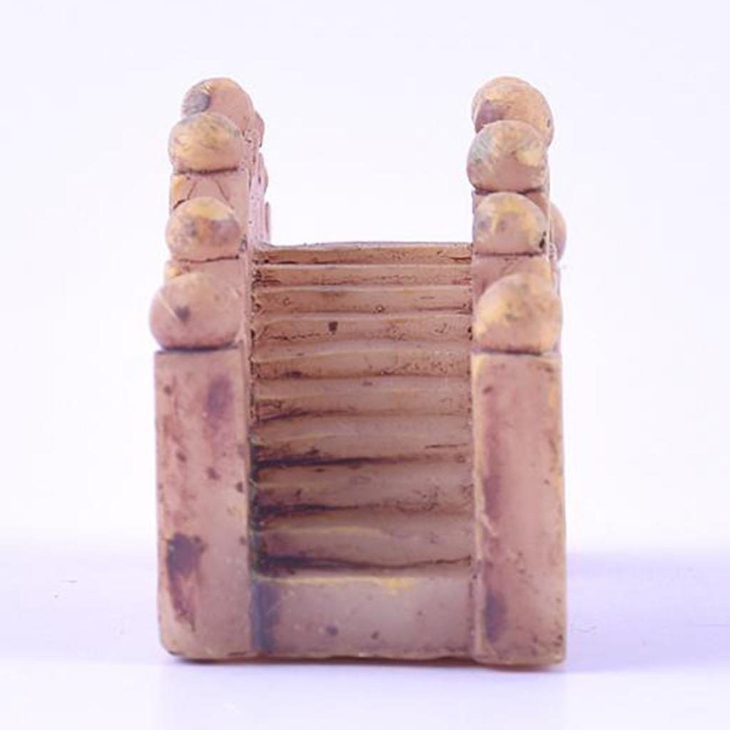 2xHangzhou Resin Bridge Figurine Fairy Garden DIY Micro Landscape Decoration