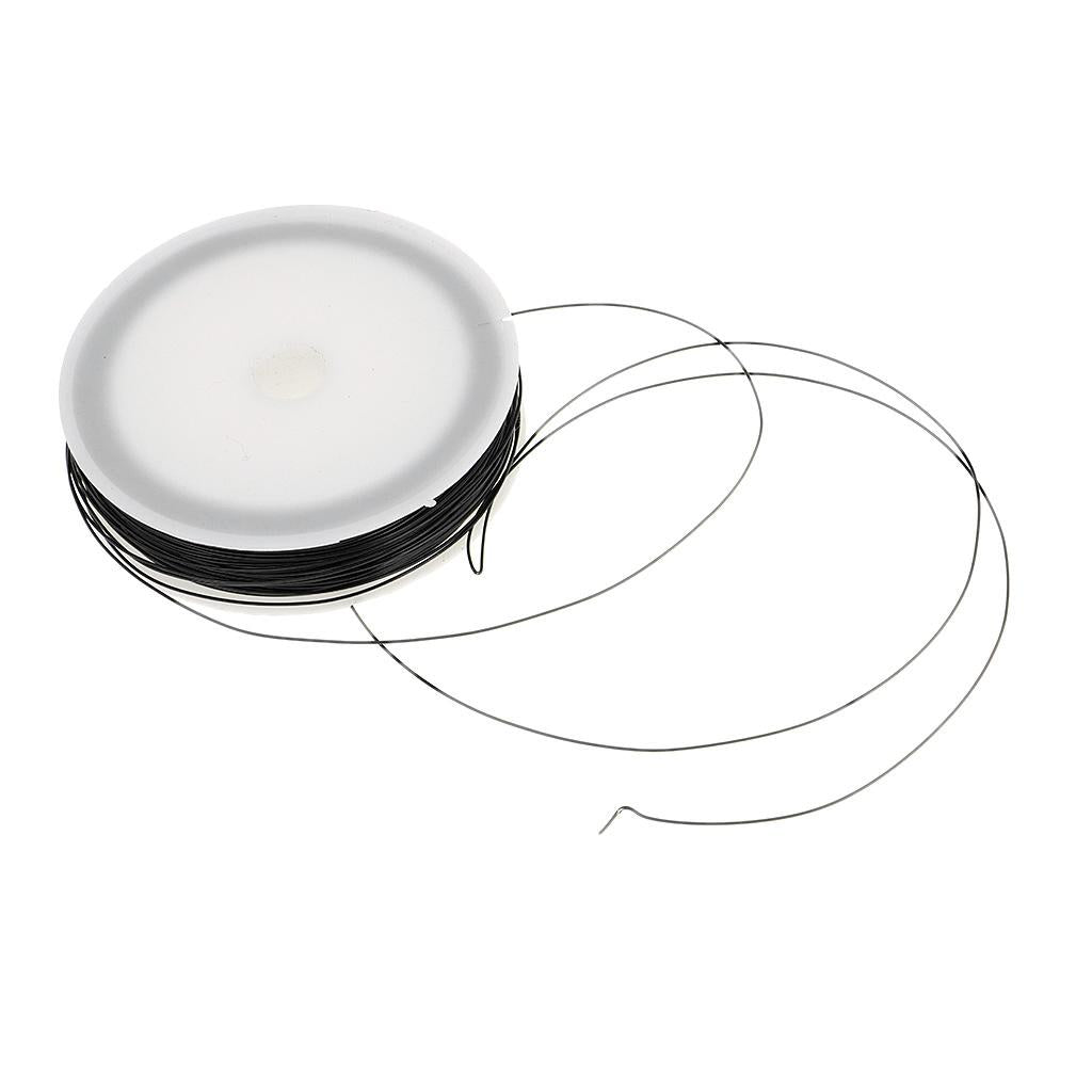 3x40m Iron Wire Thin Iron Line for DIY Model Making & Binding Black
