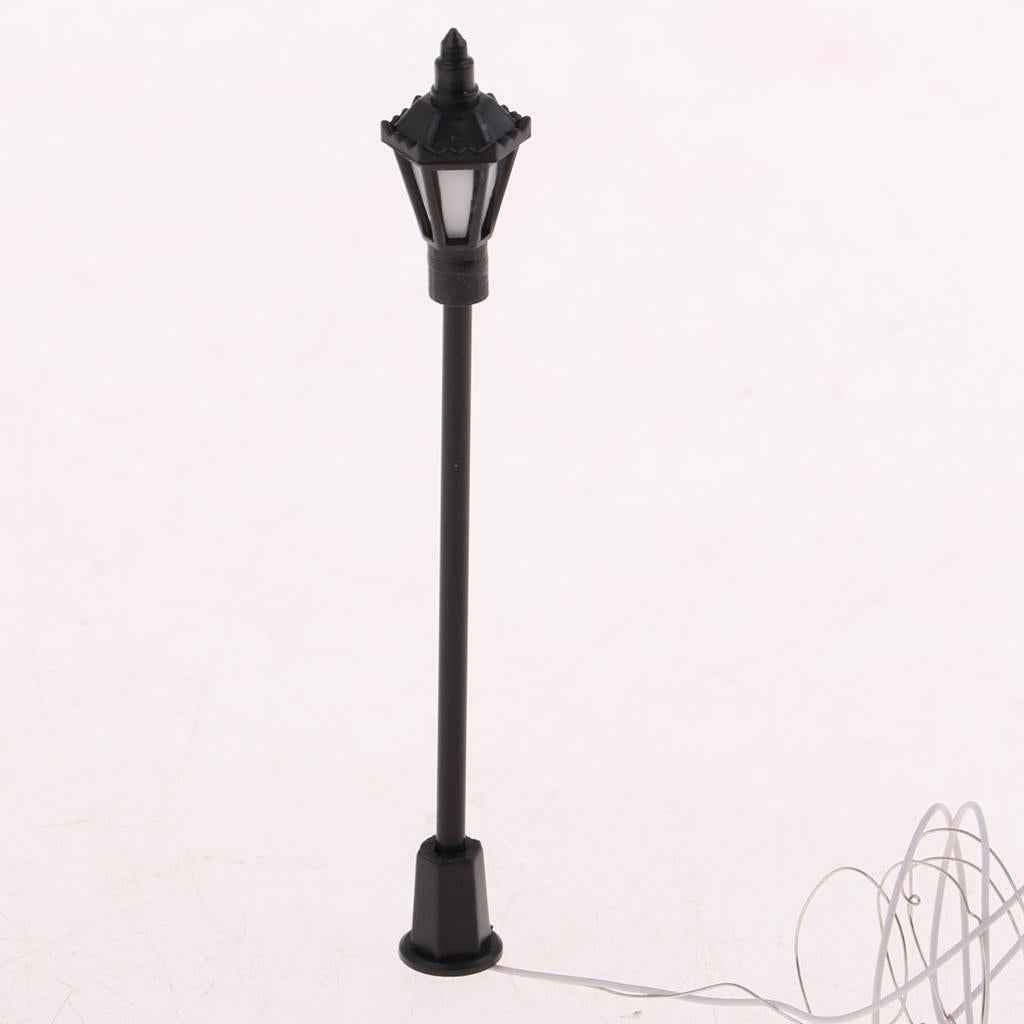 20pc 1:100 Scale HO Scale Led Street Lights for Sand Table Model Decor 7cm