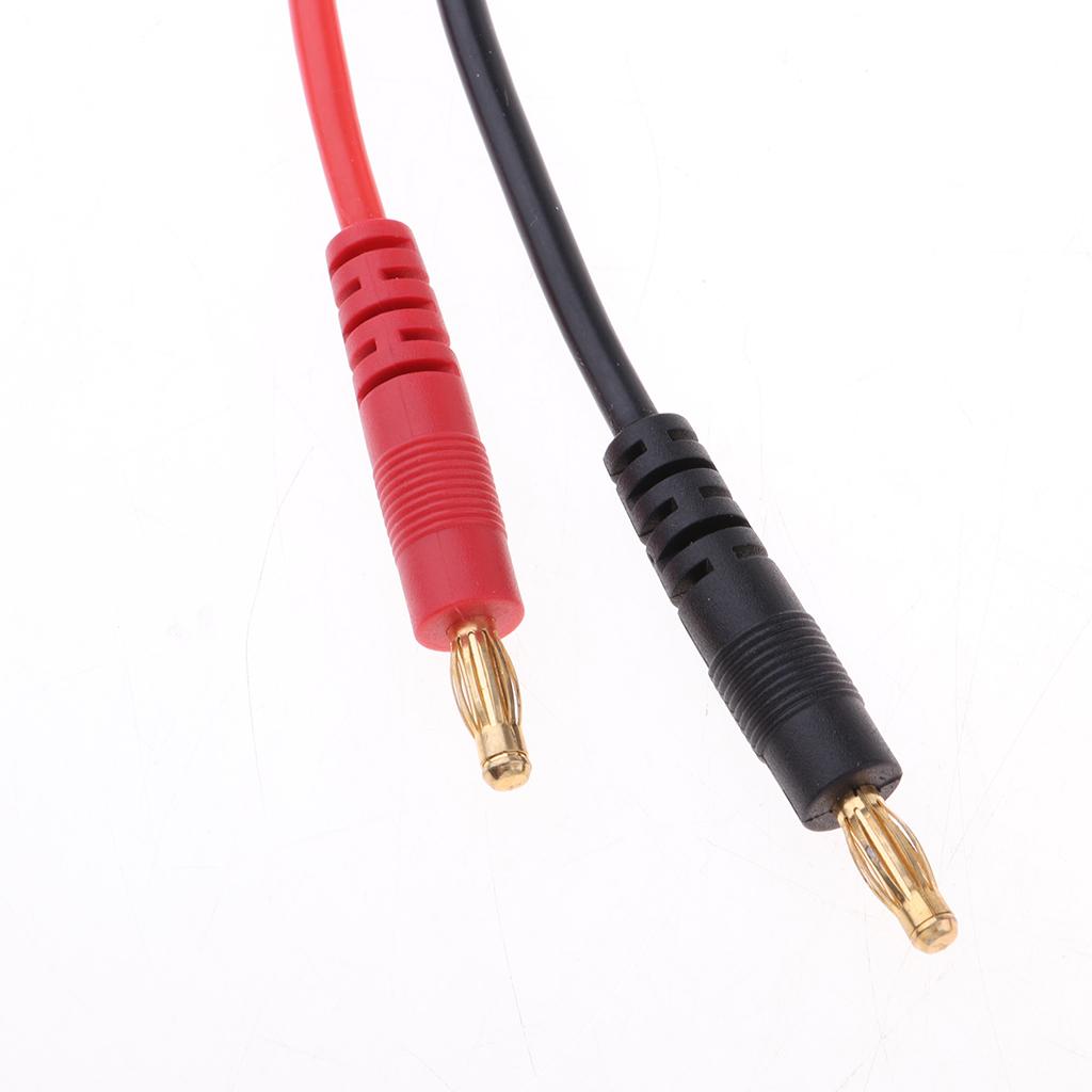 4x4.0mm Banana Plug to HXT4.0 Charging Cable for RC B6 B6AC Lithium Battery