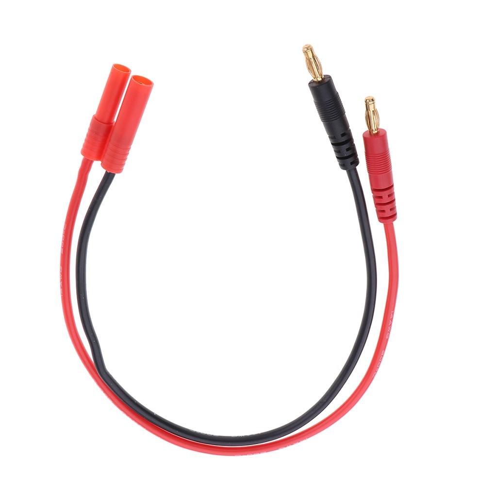 4x4.0mm Banana Plug to HXT4.0 Charging Cable for RC B6 B6AC Lithium Battery