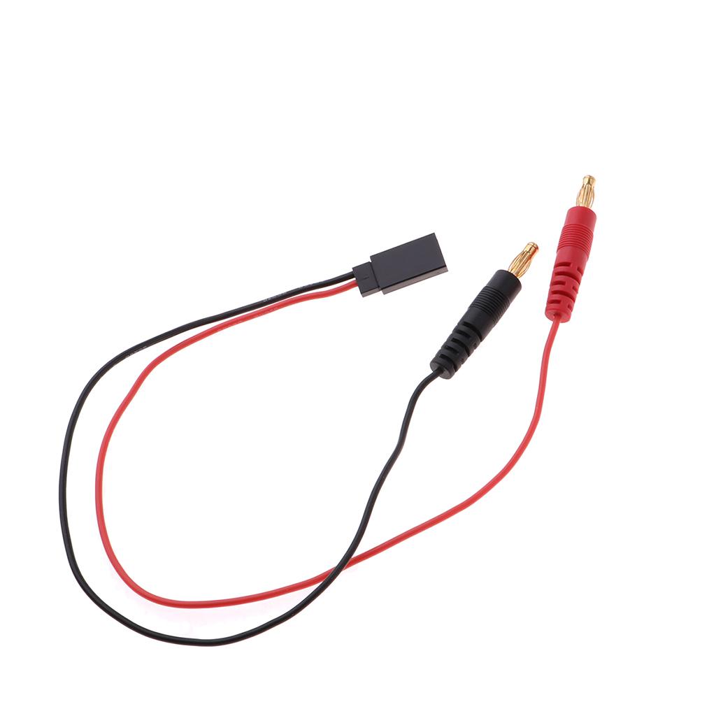 2xFemale Dupont to 4.0mm Banana Plug 20AWG Cable Connector for RC Lipo Battery