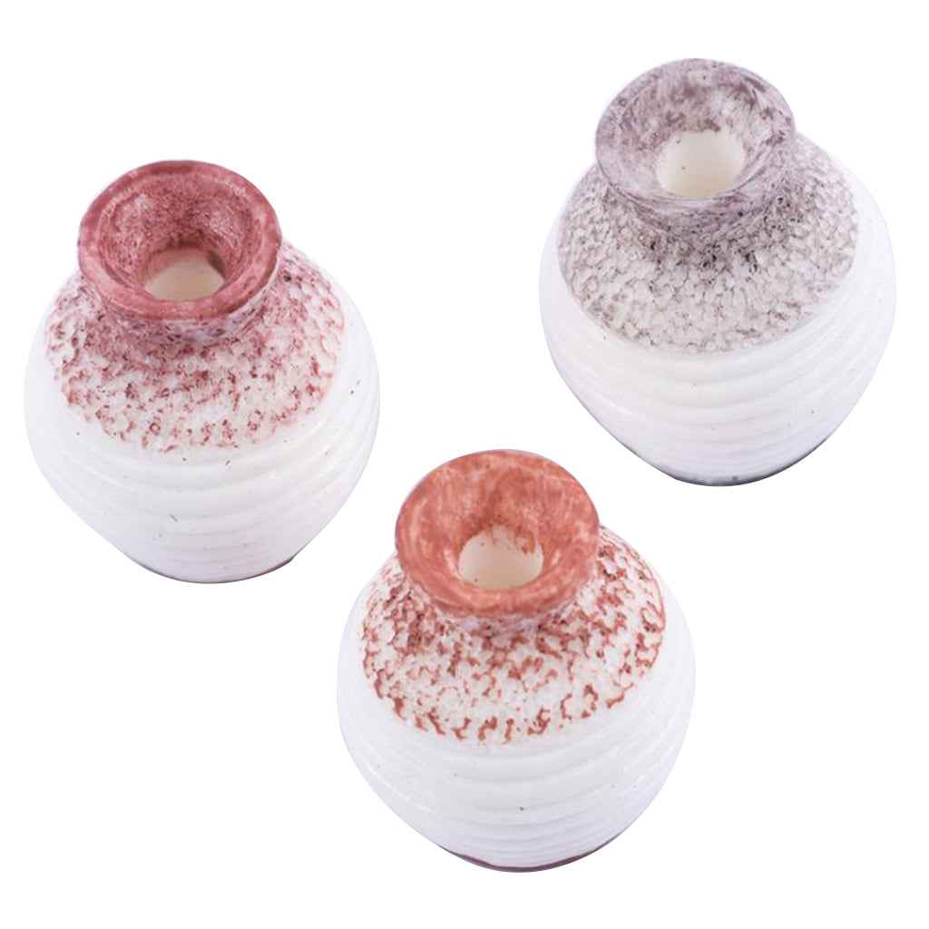 6Pcs Creative Miniature Vase Model Dollhouse Accessories
