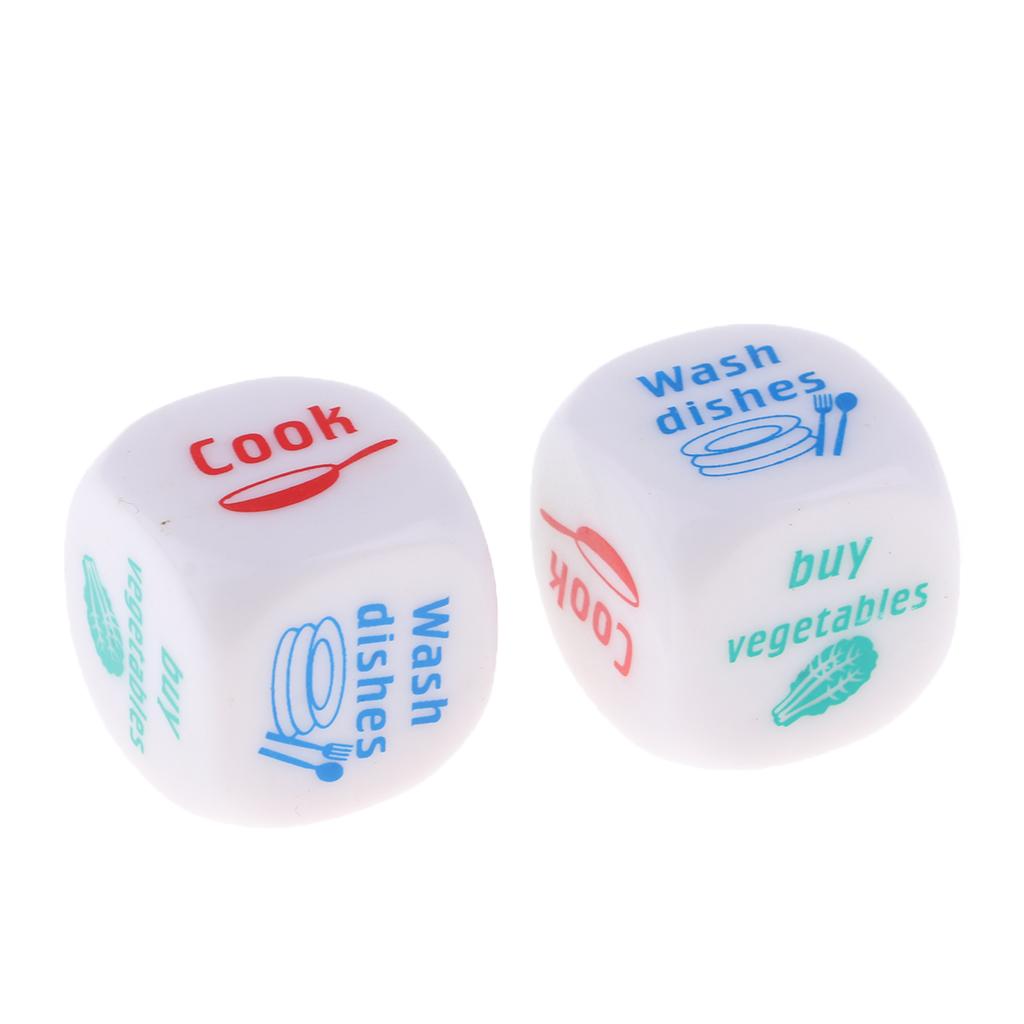 4xHousework Dice for Housework Distribution Game Entertainment