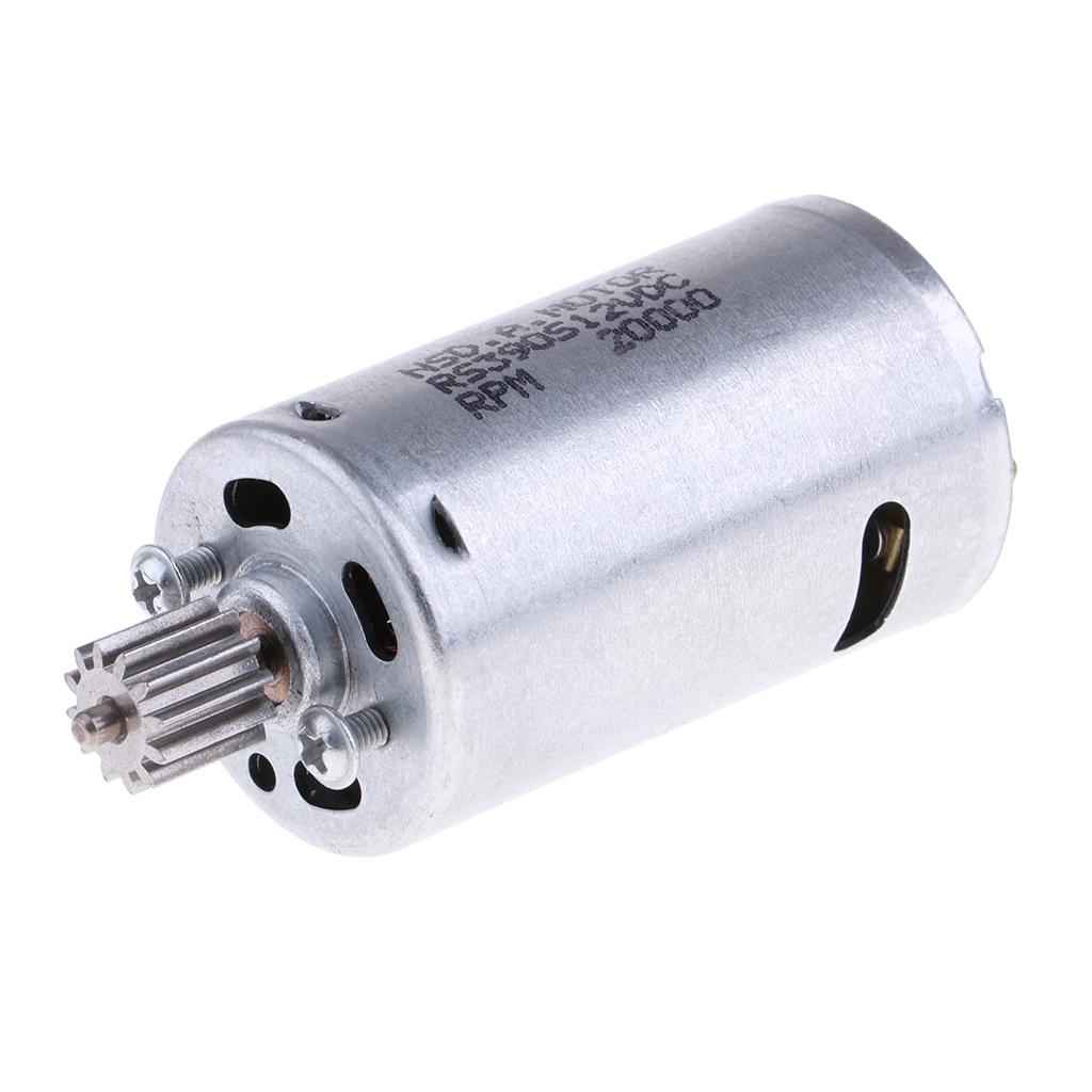 Motor Gearbox Accessory Children Electric Car DC Motor 12V 390 12 Tooth