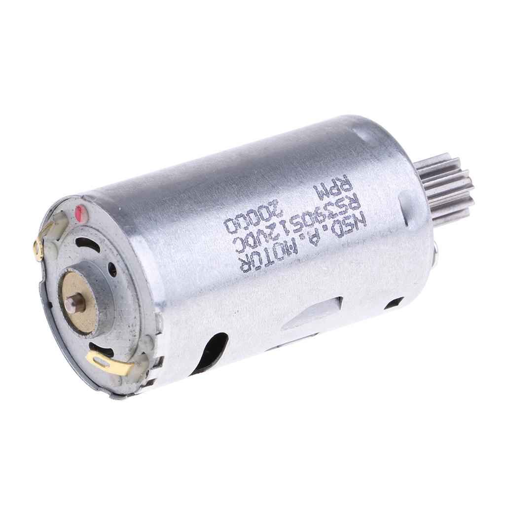Motor Gearbox Accessory Children Electric Car DC Motor 12V 390 12 Tooth