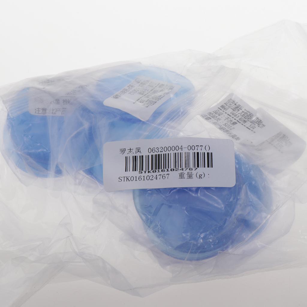 4x20pcs Mini Acrylic Round Base Display Stand Board Discs Accessory 4cm Blue