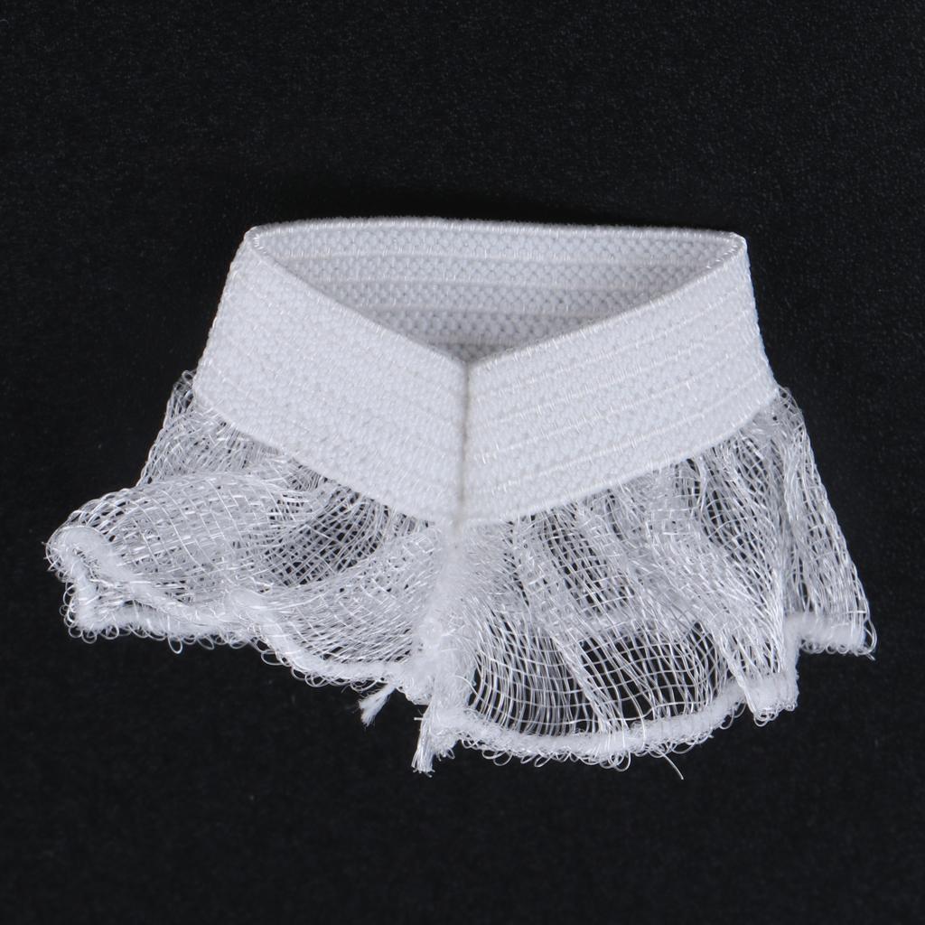 2x1:12 Scale Female Soldier Accessories Action Figure Bust Skirt Toys White