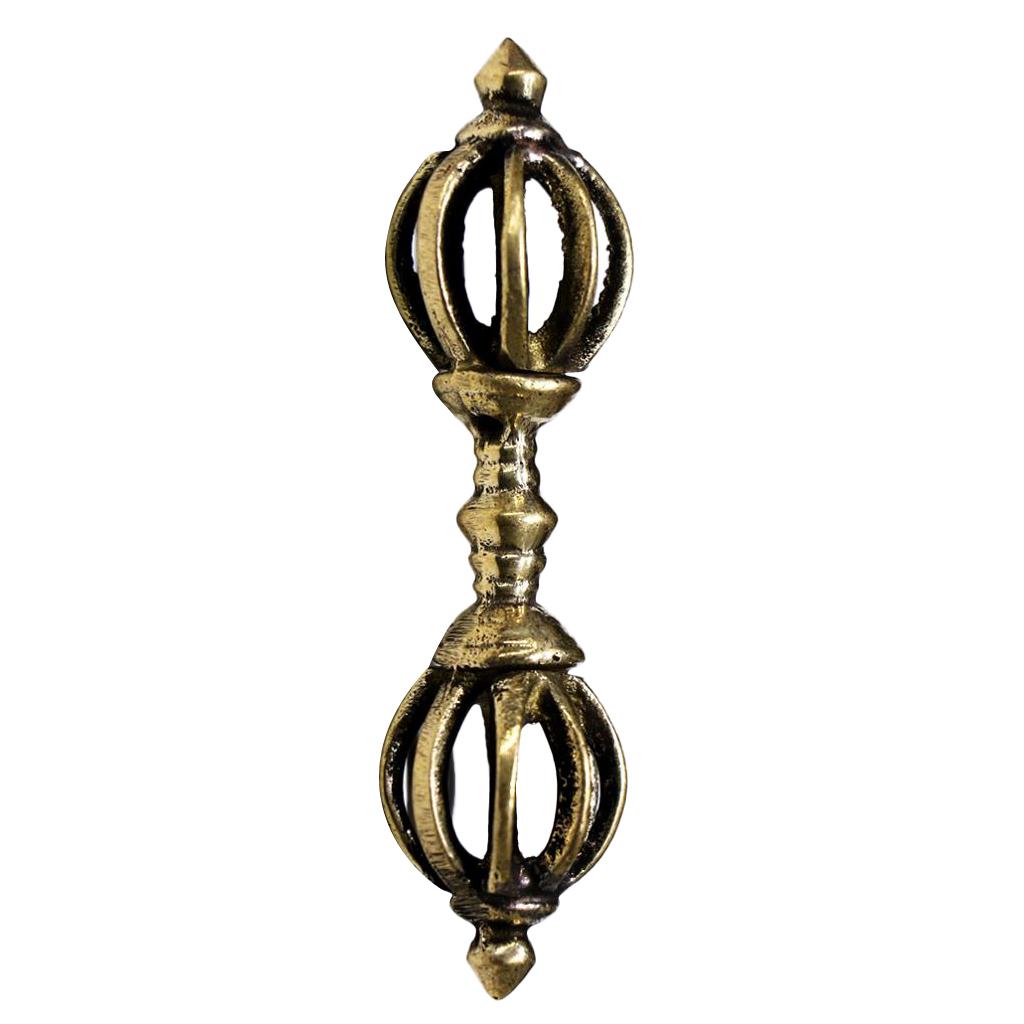 4xTibetan Buddhism Copper Dorje Vajra Amulet Handmade Nepal Ornaments 6cm