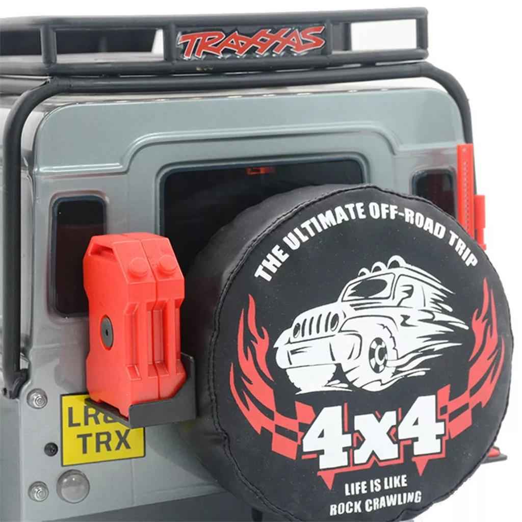 RC Tyre Tire Cover 1/10RC Car Accessories 4x4 Pattern Decor TRX4 AXIAL SCX10