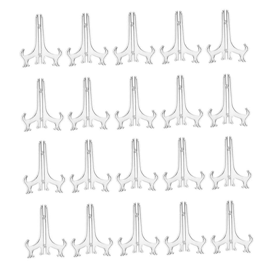 20xDecorative Plate Holder Display Stand Easel Picture Frame Pedestal 3inch