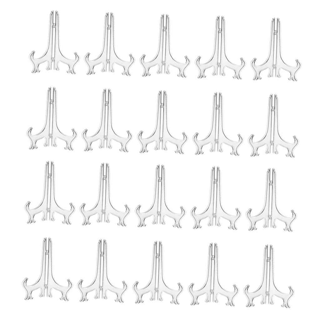 20xDecorative Plate Holder Display Stand Easel Picture Frame Pedestal 3inch