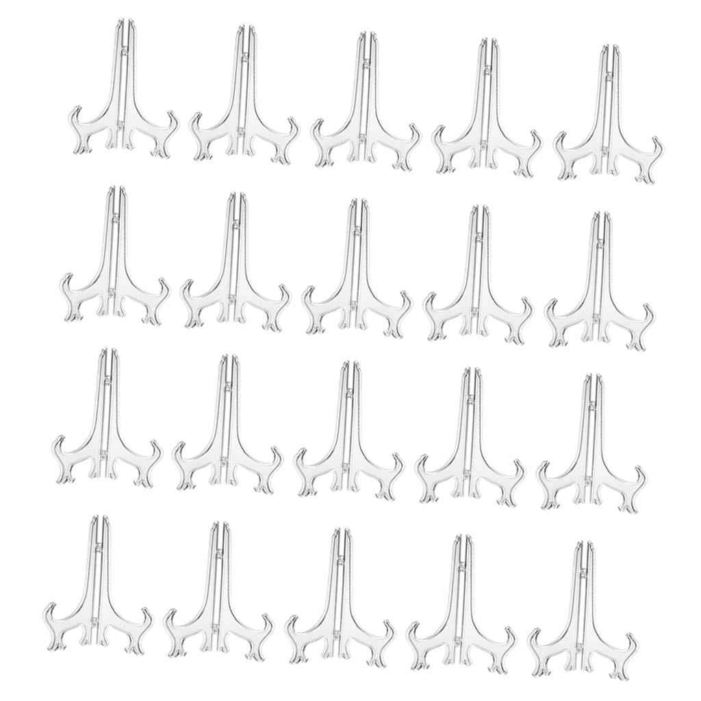 20xDecorative Plate Holder Display Stand Easel Picture Frame Pedestal 3inch