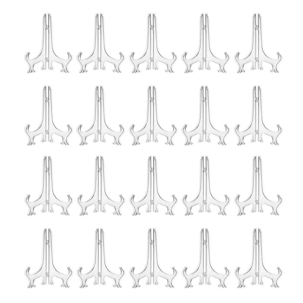 20xDecorative Plate Holder Display Stand Easel Picture Frame Pedestal 3inch