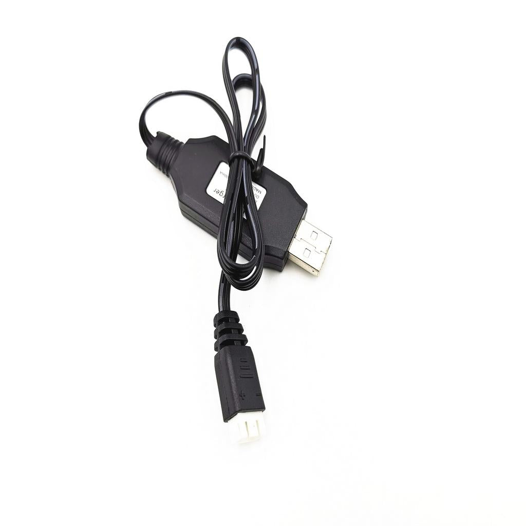 2xAX5S 7.4V USB Charging Cable for WPL B-14K B-16K B-24K B-36K C-14K C-24K