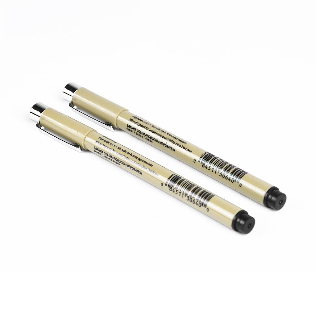 4x2Pack of Graphic Thin Line Drawing Pen for Pen Paint Connection Line 0.35mm