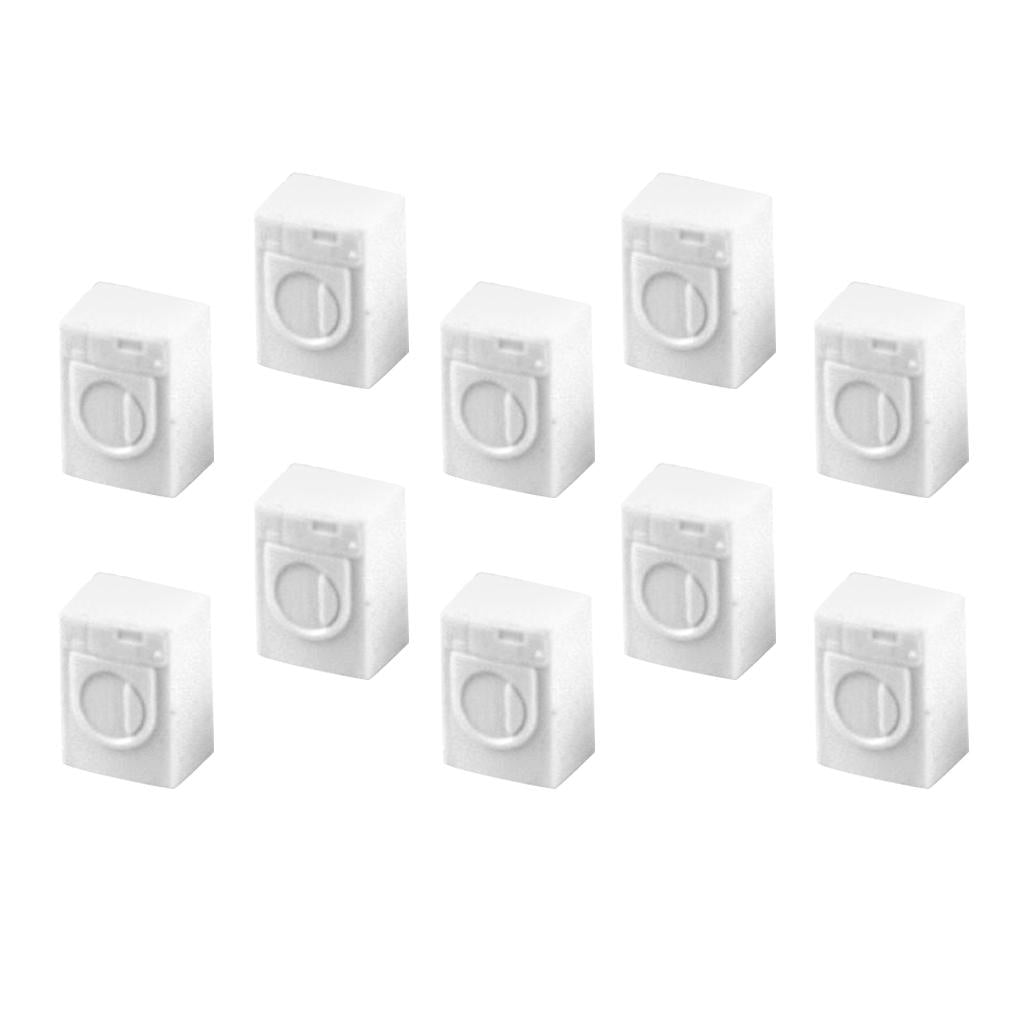 3xDoll House Decoration Indoor Furniture Washer Wash Machine Set 1/50 O Scale