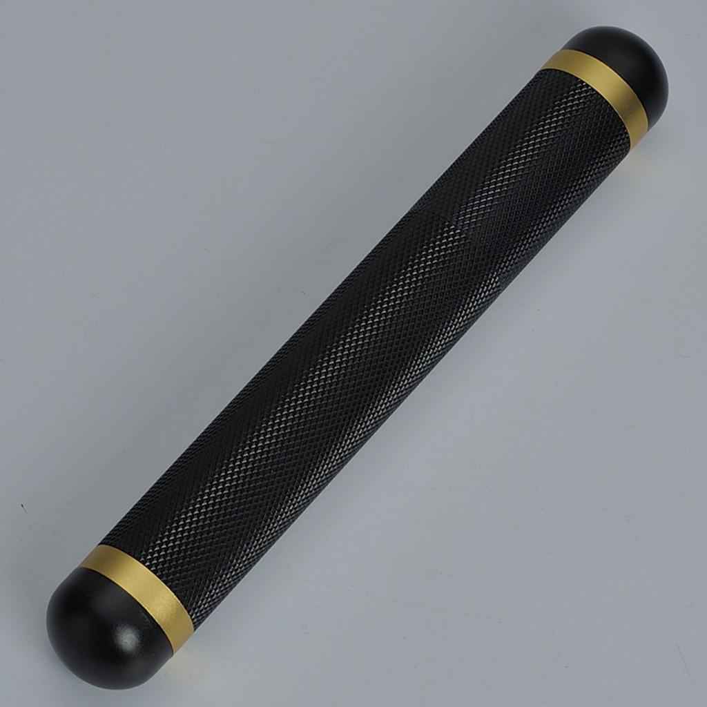 Classic Aluminum Travel Cigar Tube Humidor Holder Cigar Case Black