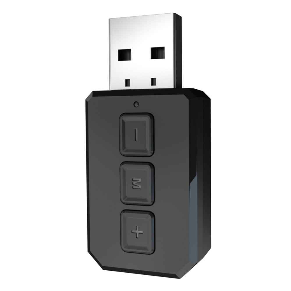 RT02 Bluetooth-compatible Transmitter + Receiver 2-in-1 Design Portable Wireless Bluetooth-compatible Adapter for Cars/TVs/Mobile Phone/PCs