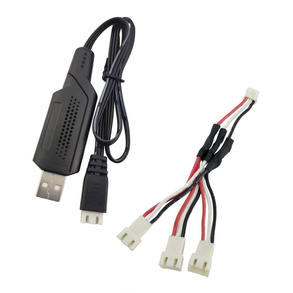 3xQuadcopter USB Charger Cable +1 to 3 Charger Cable Set
