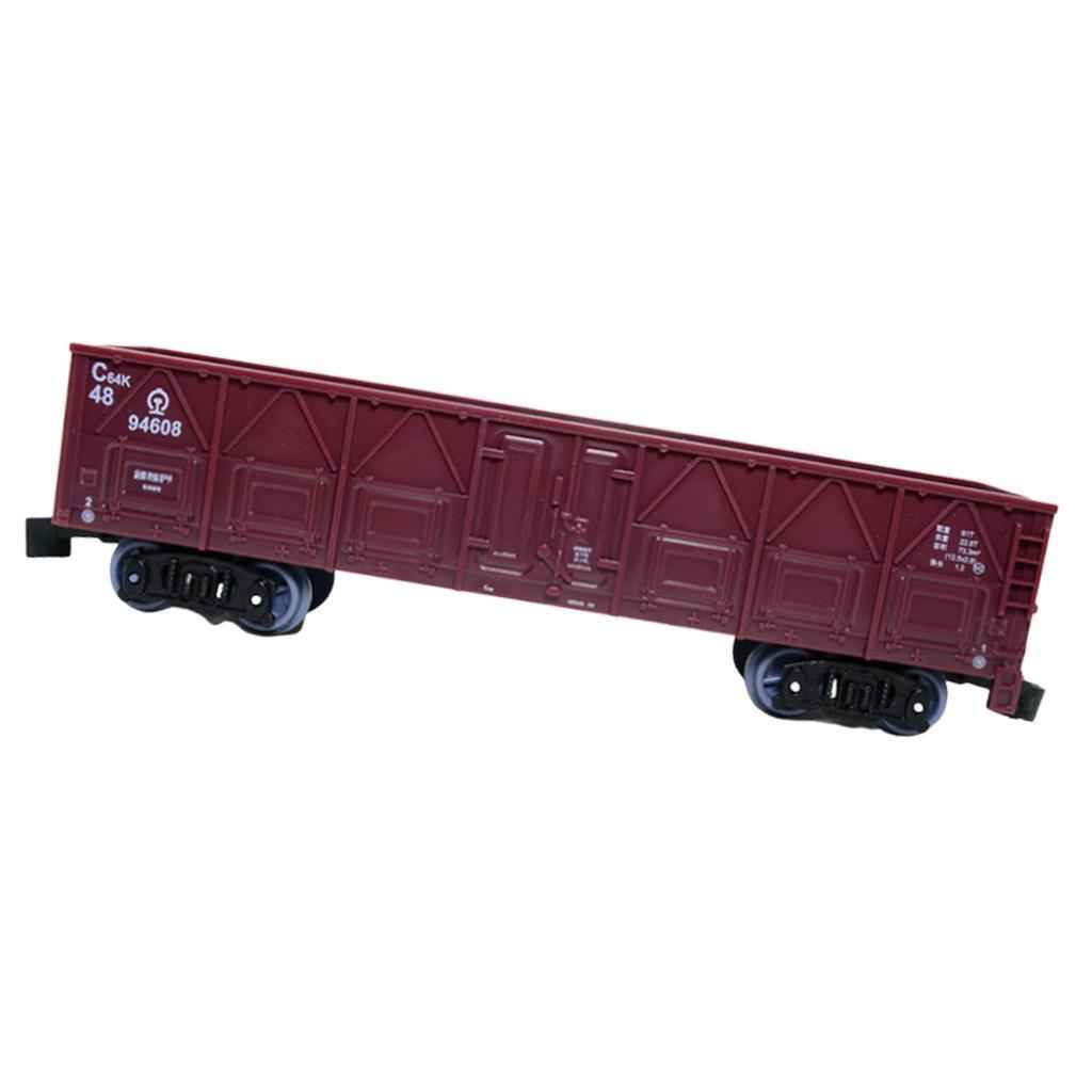 1:87 Simulation Train Model Carriage Kids Toy Electric Track Freight Cars D